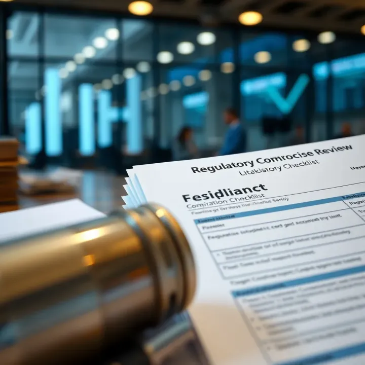 Compliance checklist and regulatory documents for financial service providers