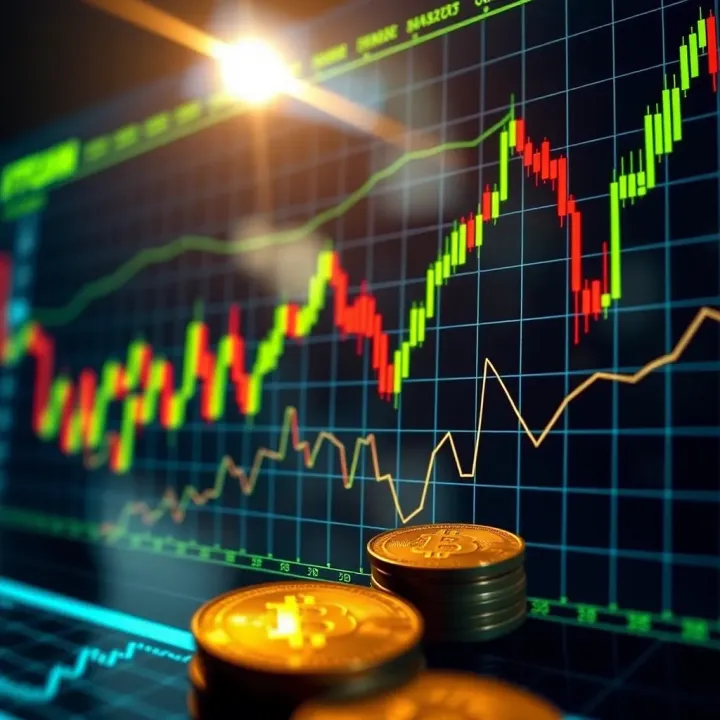 Bitcoin Price Movements and Market Analysis Graph showing Bitcoin price fluctuations influenced by recent market trends and technical analysis