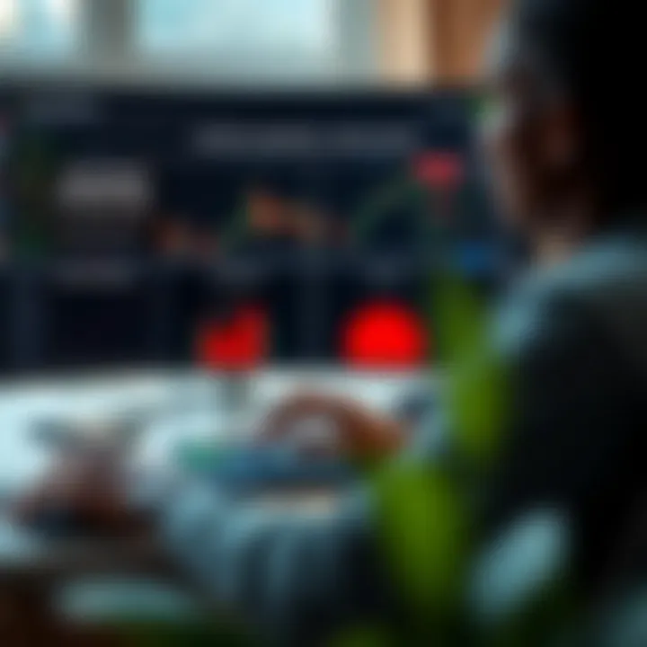 Graphical representation of trading strategies and risk management features available on Smart Trader Deriv platform