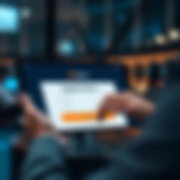 Registration Form Completion on Deriv Platform User filling out registration form on a digital device