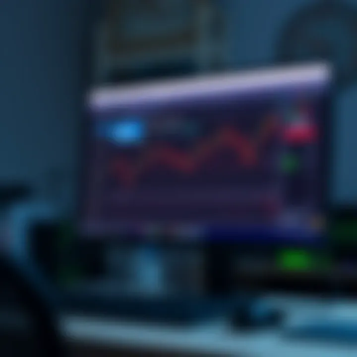 Desktop setup showing installation progress of trading software