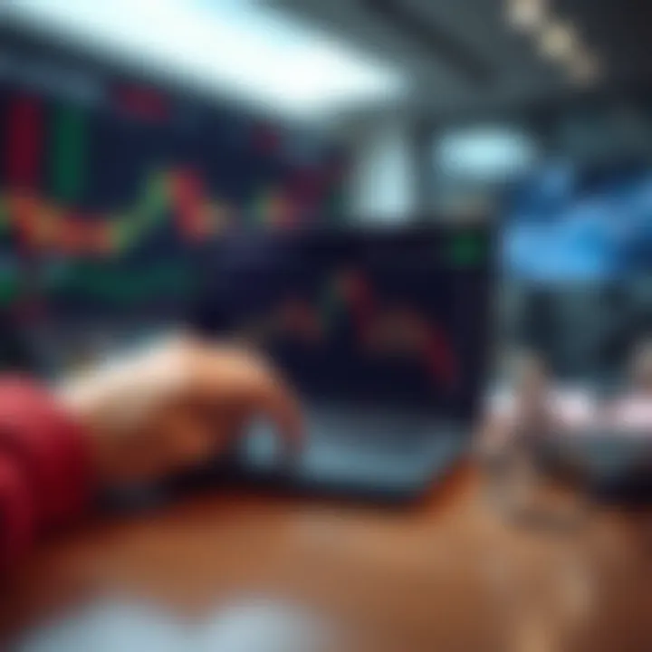 Visual representation of margin call triggers and risk management techniques in forex trading