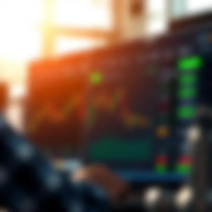 Screenshot of QuickTrade user interface displaying market trends and trading options