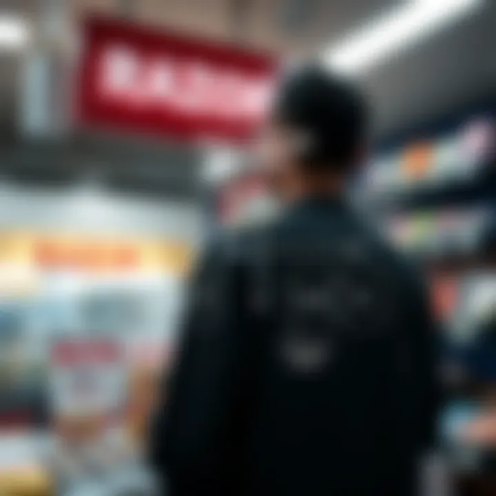 Diagram illustrating the structure of razor markets showing low-priced core products leading to sales of complementary goods