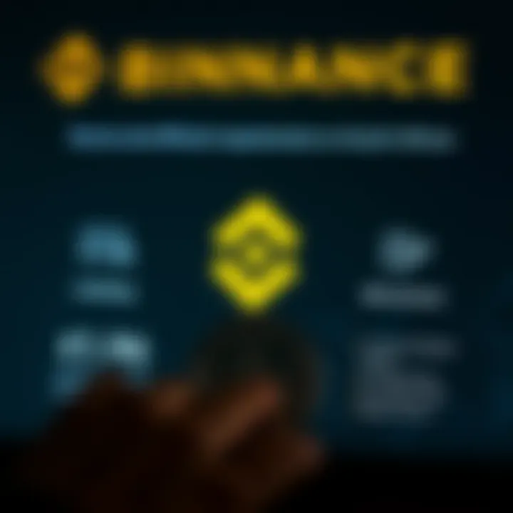 Illustration showing secure and fast payment options available to South African Binance users for depositing funds