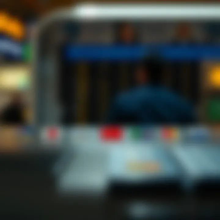 Illustration showing various payment methods available for deposits in trading accounts