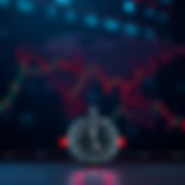 World map highlighting the Asian time zone with forex trading clock showing session hours
