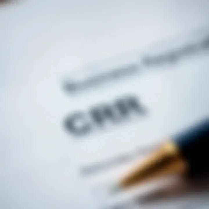Close-up view of a South African business registration document showing the CR number prominently