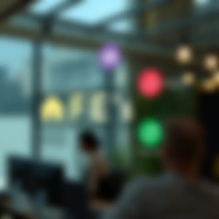 Illustration showing the Five E's concepts represented as interconnected colorful icons symbolizing education, engagement, empowerment, evaluation, and environment