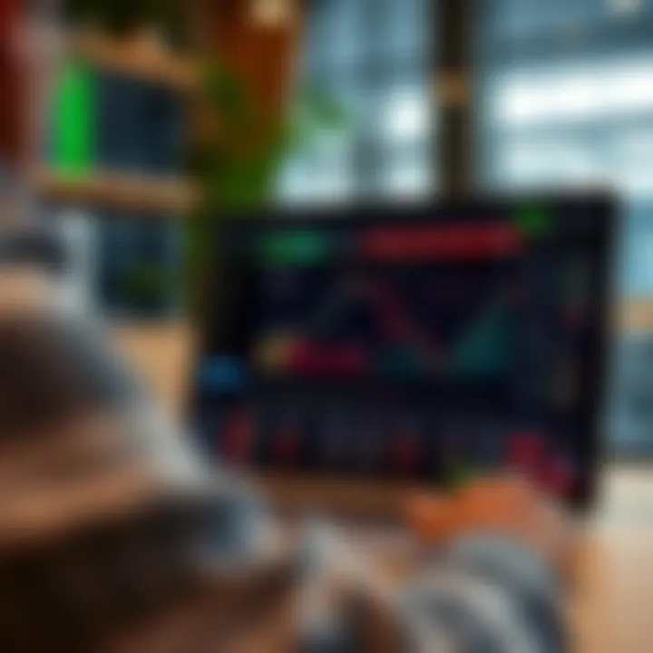 User interface of Pocket Options trading platform showing binary options dashboard