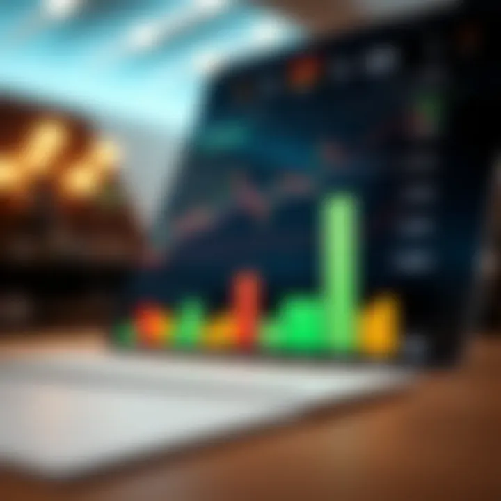 Graph highlighting investment growth and risk factors related to automated trading applications