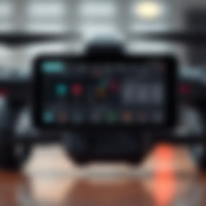 Interface of the RobotRader APK showcasing its main dashboard and features