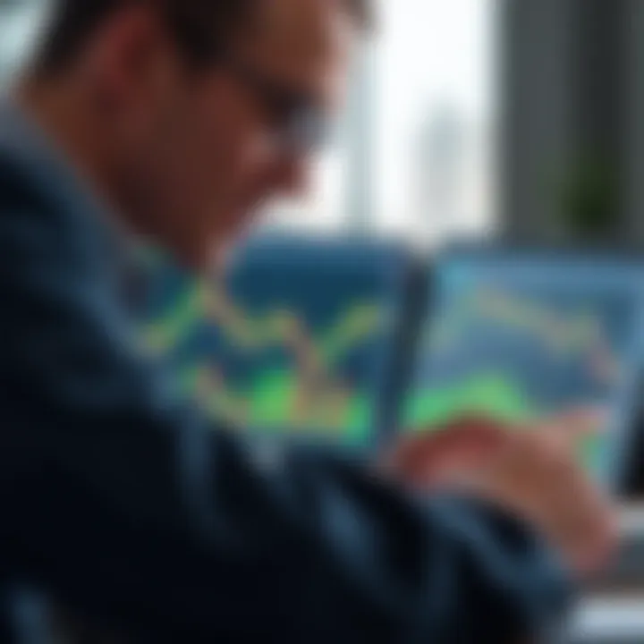 Chart displaying trading patterns and trends typical of Sam Seiden's methodology