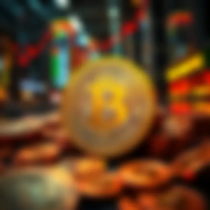 Conceptual representation of cryptocurrency market impact on South African economy