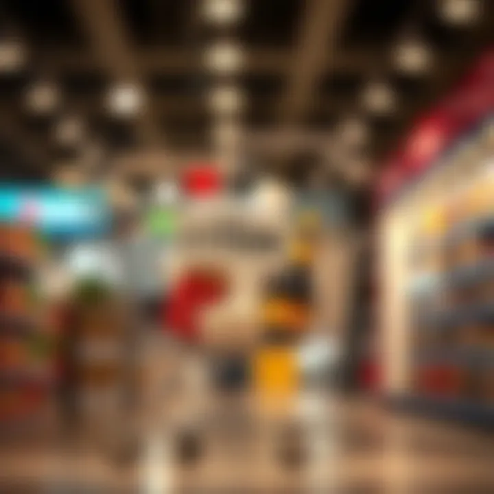 Shopping cart filled with products and a digital coupon code overlay