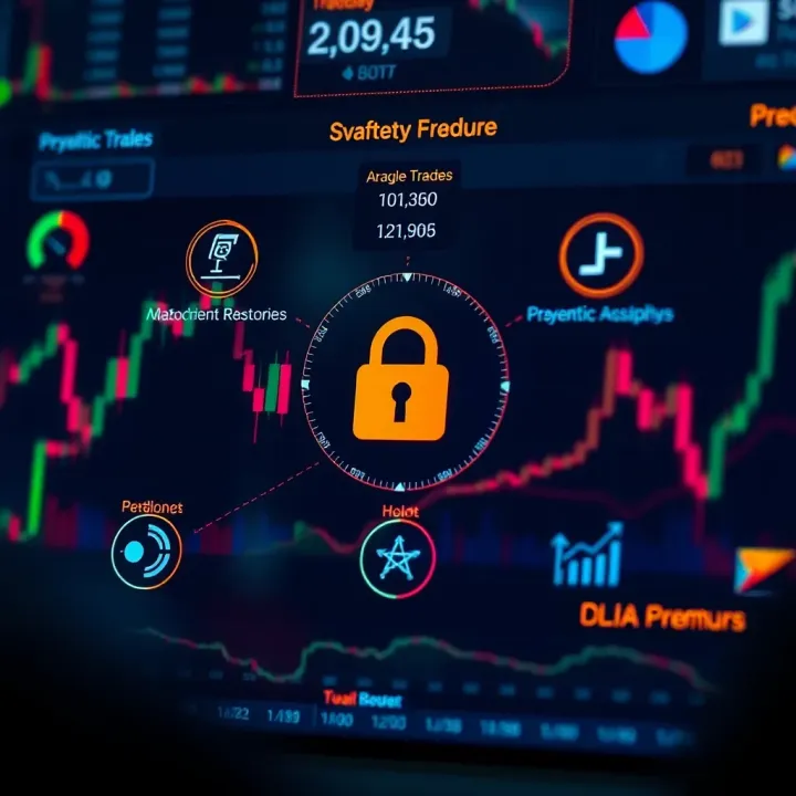 Trading Tools and Safety Features for South African Traders on Quotex Graphical representation of trading tools and security measures tailored for South African traders