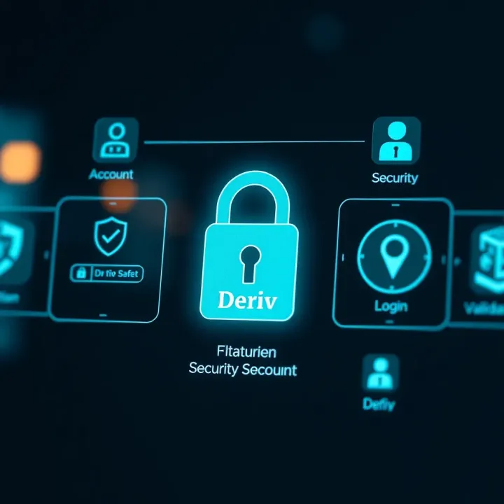 Secure login and verification icons symbolizing account safety and validation