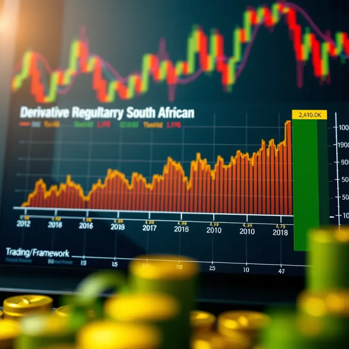 Graph showing the regulatory framework and trading platforms for derivatives in the South African market