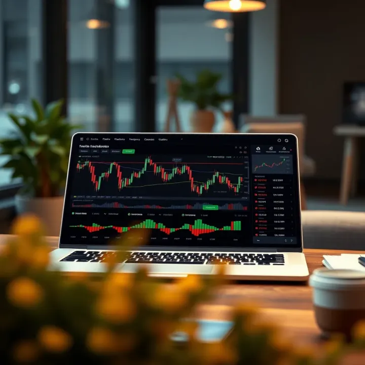 Trading Strategies and Risk Management on IQ Option for South African Investors Chart displaying trading strategies and risk management tools on IQ Option tailored for South African market