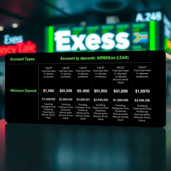 Minimum Deposit for Exness in South African Rand (ZAR)