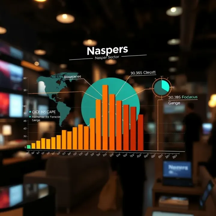 Visualization of key investment sectors influencing Naspers' market value