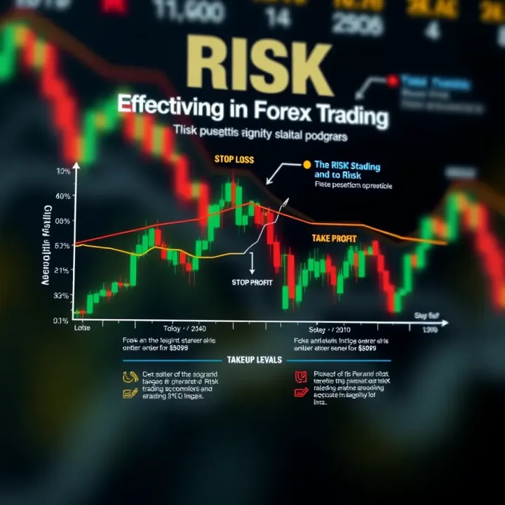 Diagram illustrating risk management strategies including stop-loss and take-profit levels