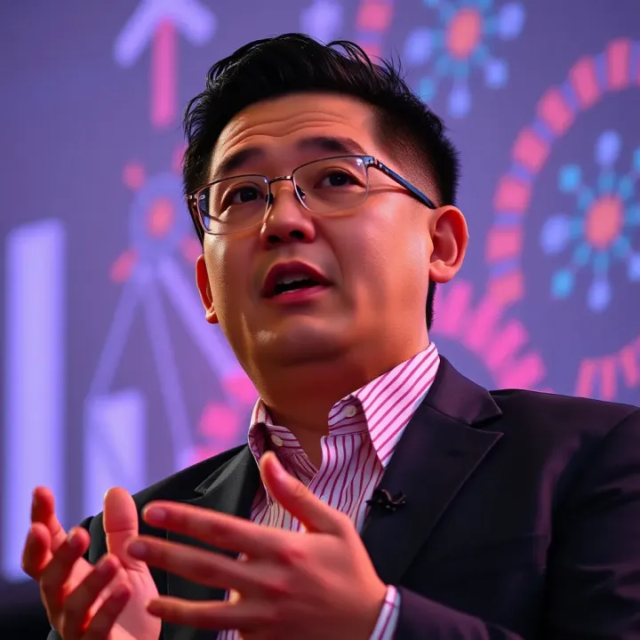 Samson Mow Discussing Blockchain Innovation Samson Mow delivering a keynote speech on blockchain innovation