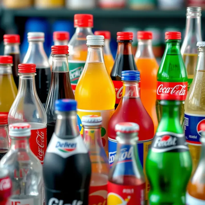Colorful assortment of soft drink bottles representing diverse market strategies