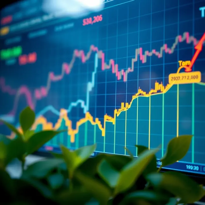 Graph showing the growth of forex trading activity in South Africa's financial market