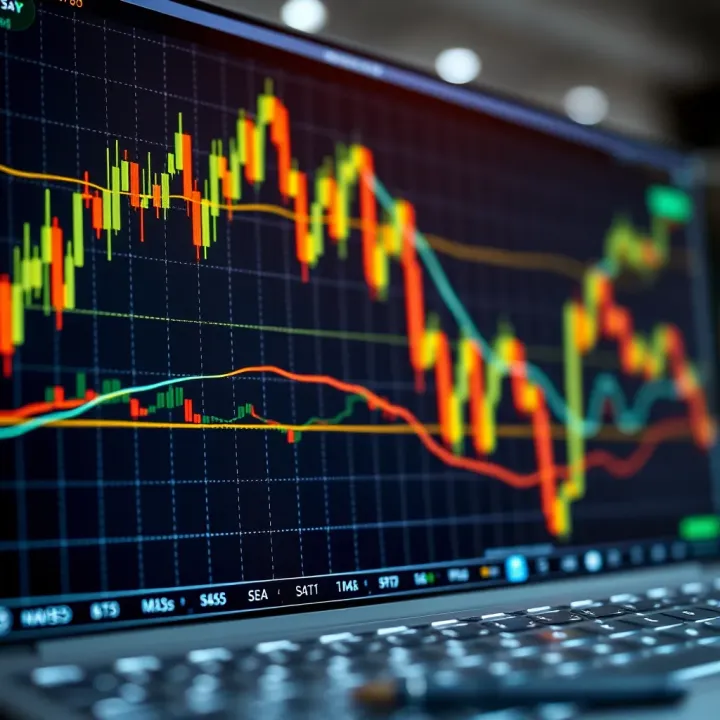 Various technical chart patterns such as head and shoulders, double top, and triangles displayed on a trading chart