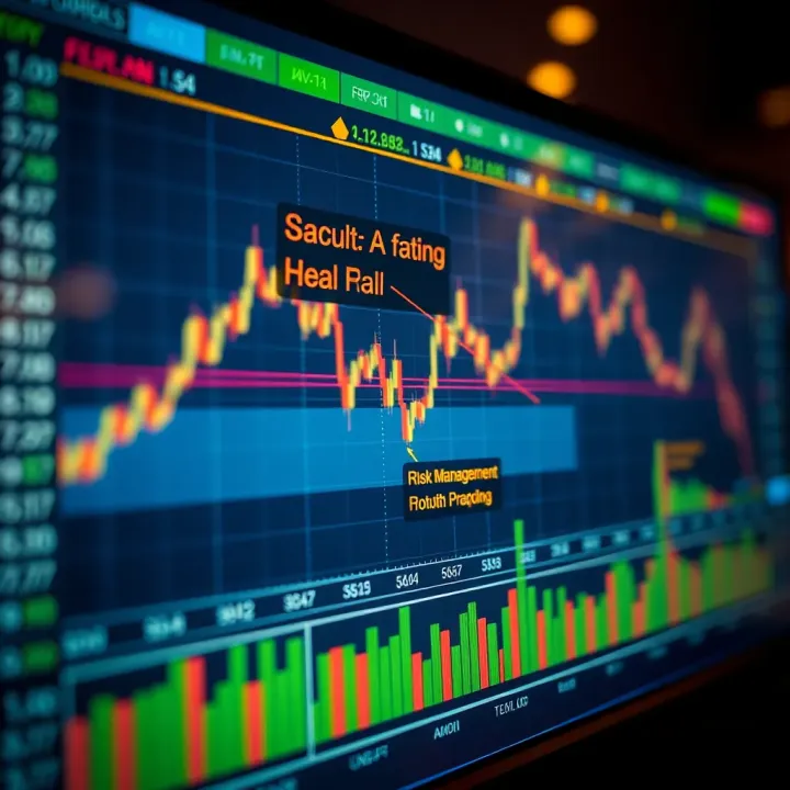 Forex Market Trends and Risk Management Tips for South African Traders Graph showing forex market trends with annotations on risk management strategies for South African traders