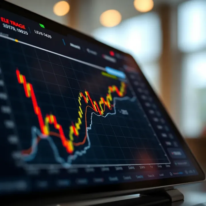 Graph showing leverage impact on trading positions at RCG Markets for South African investors