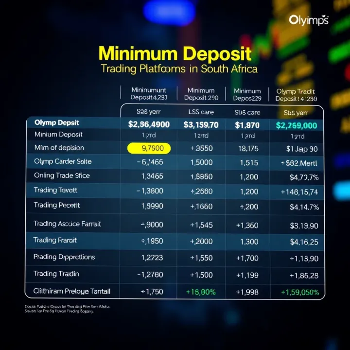 Minimum Deposit on Olymp Trade for South African Traders