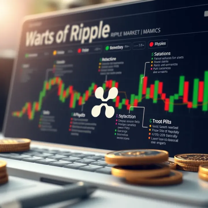 Diagram showing factors influencing Ripple value in cryptocurrency markets